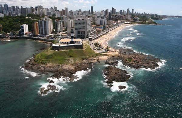 Foto Aerea da Barra - Salvador Bahia